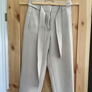 Wilfred Straight Leg High Waisted Belted Pants